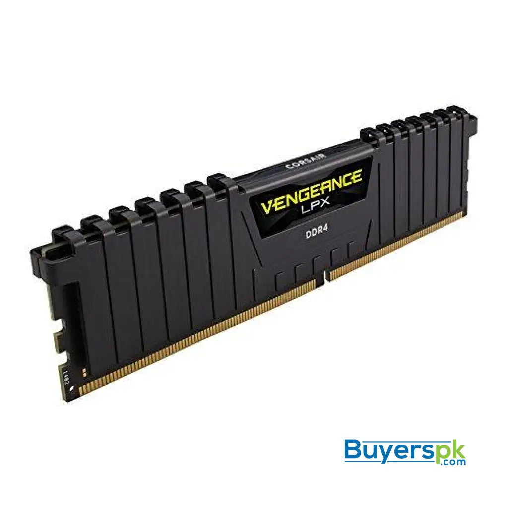 CORSAIR Vengeance LPX 8GB (1 x 8GB) DDR4 DRAM 2400MHz C16 (PC4-19200) Memory Kit - Black (CMK8GX4M1A2400C16) - RAM CORSAIR Vengeance LPX 8GB (1 x 8GB) DDR4 DRAM 2400MHz C16 (PC4-19200) Memory Kit - Black (CMK8GX4M1A2400C16) - RAM